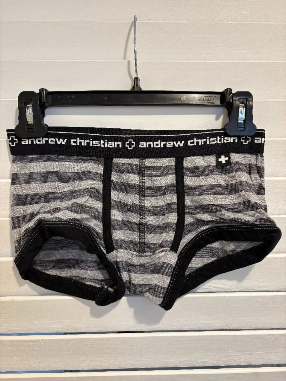 Andrew Christian Trunks - Black/Grey